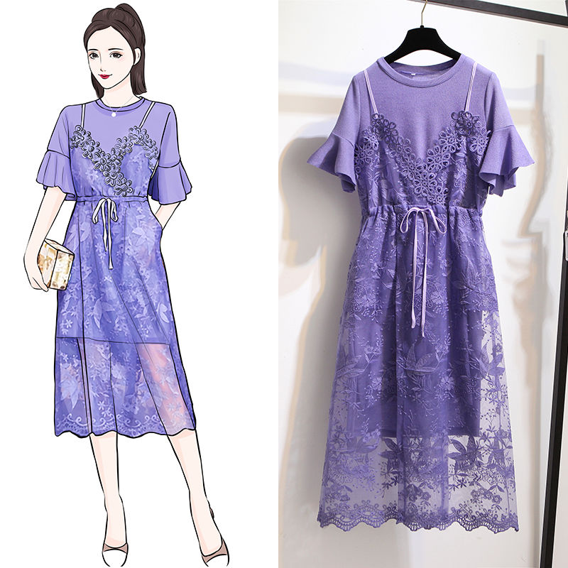 天哪!这么高档的真丝裙一件只要几十，嫂子一口气买三件，太值了