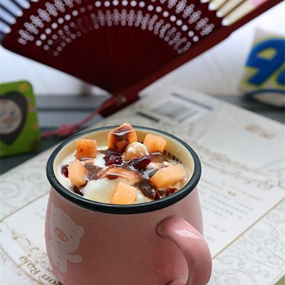  『蔓越莓干』哈密瓜蔓越莓酸奶杯