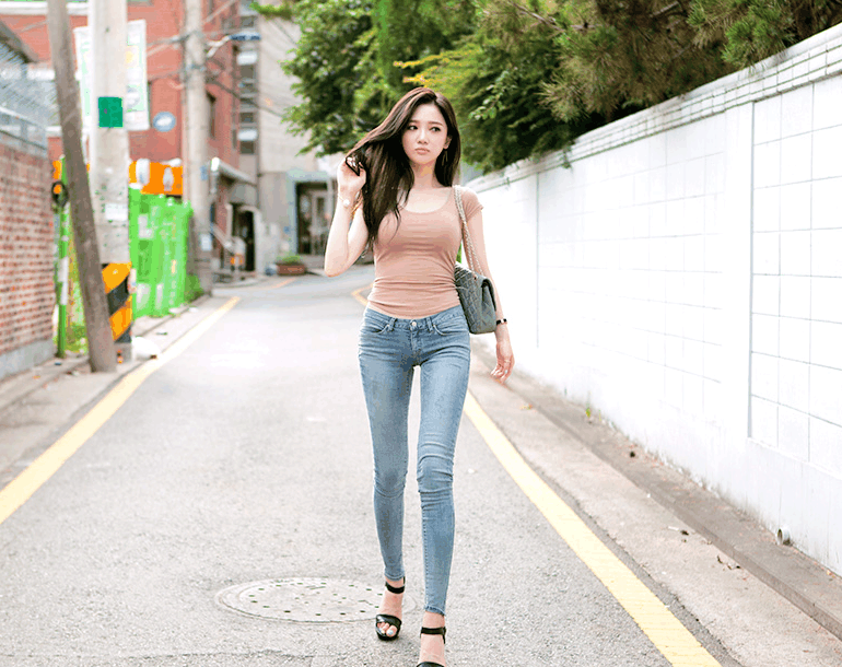 喜欢穿牛仔裤的妹子, 好看还得体