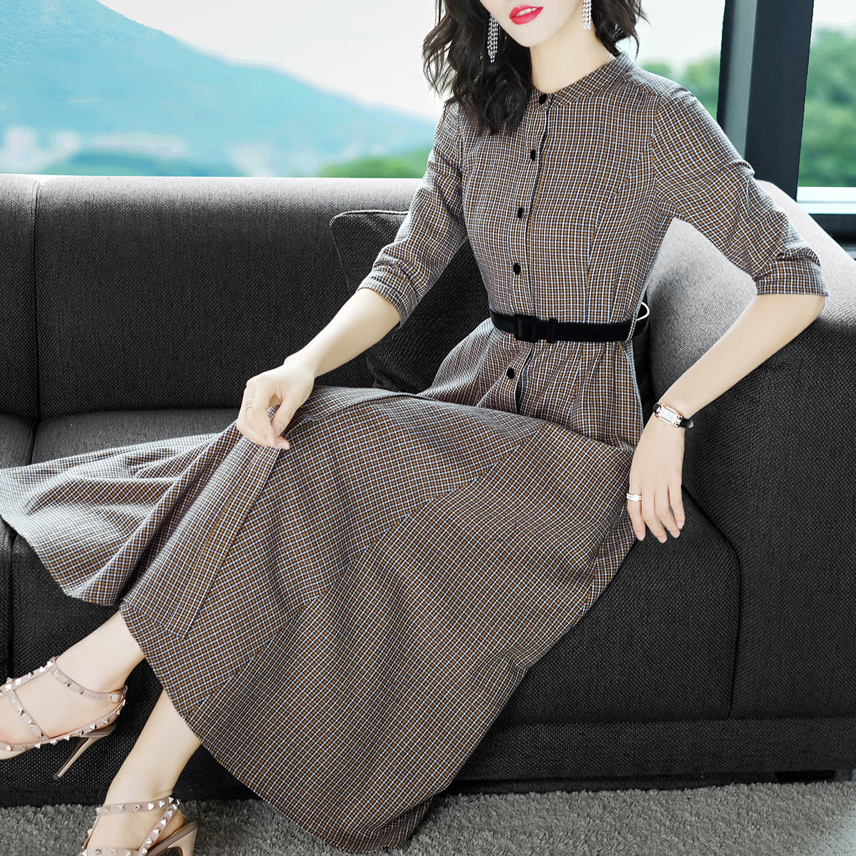 别穿又土又俗的裙子!中秋聚会没法出门，试试下图欧货裙，真漂亮