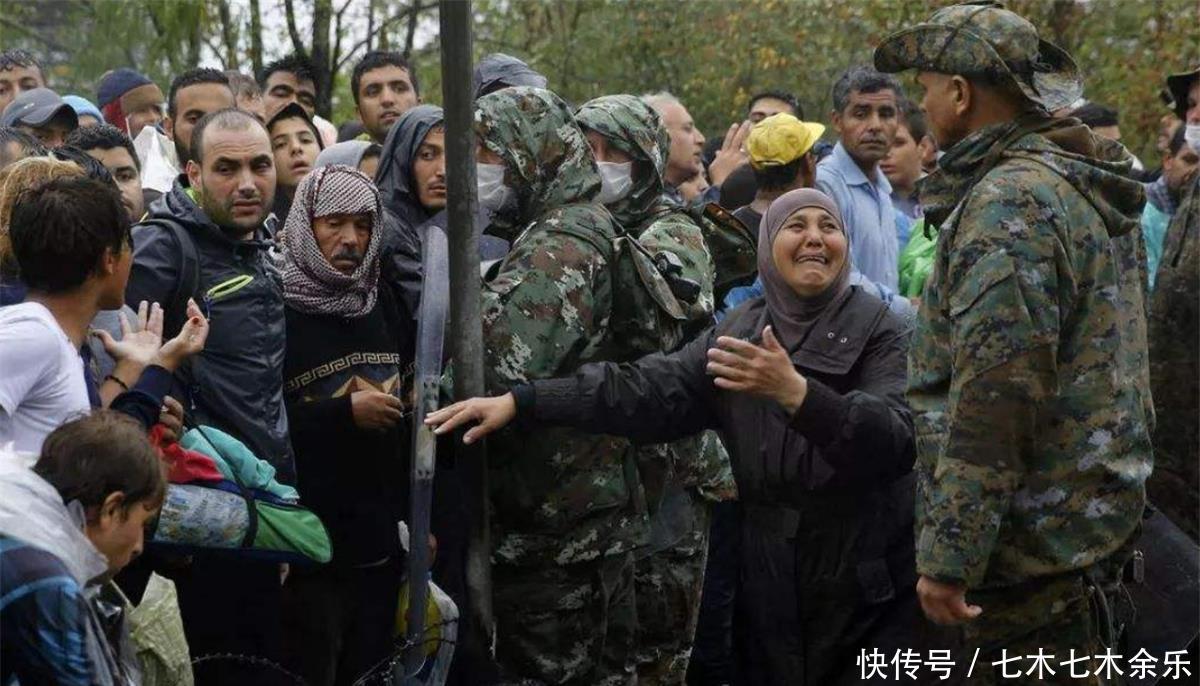 #枪口#为何中东难民钟情于欧洲即使面对士兵枪口,也不愿去隔壁沙特