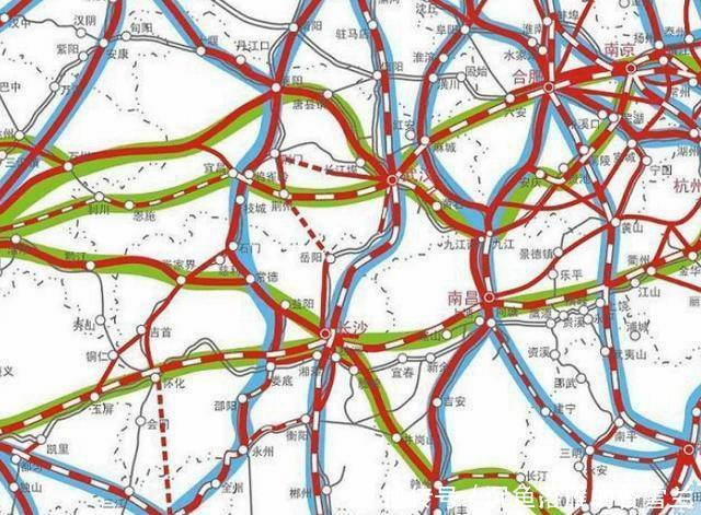  「高速铁路」中国高铁线路八纵八横规划图一览，看看哪些高铁经
