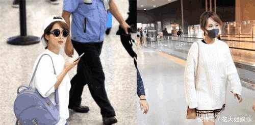都以为换了眉型的杨紫美了 巴黎一回来却穿起前年流行的毛衣