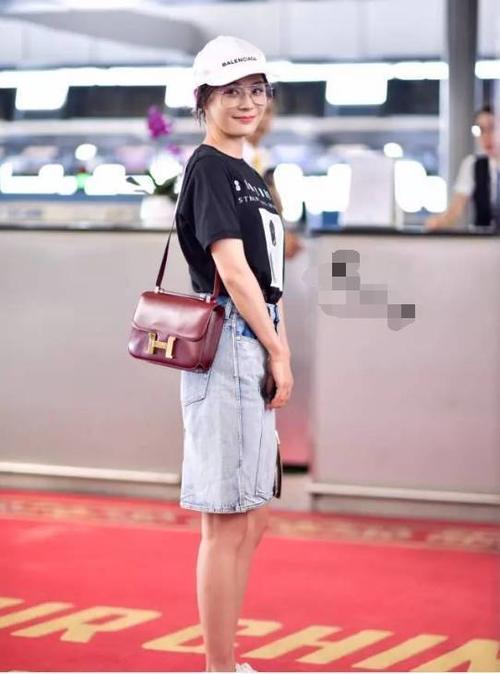 袁姗姗筷子腿没了？选错裙子你不胖谁胖！