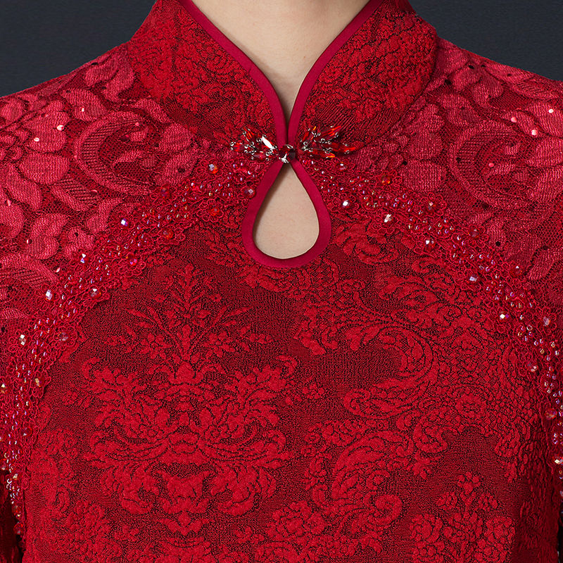 国庆节小弟结婚，我给妈妈买的大牌礼服，保准惊艳四座，赚足面子