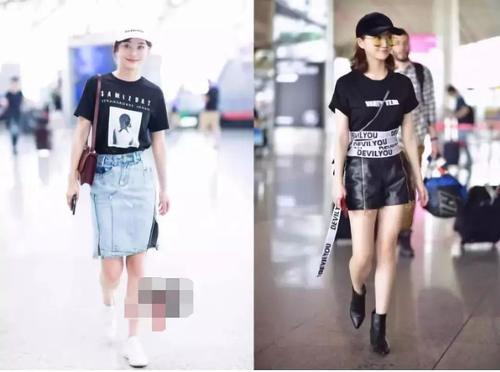 袁姗姗筷子腿没了？选错裙子你不胖谁胖！