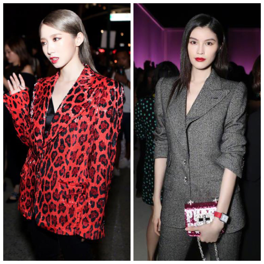 孟美岐亮相时装周,学吴谨言"充大头"却被何穗立秒?