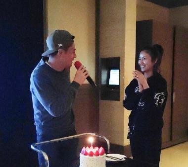 林心如高调为老公庆生