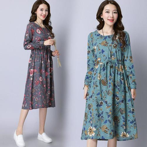 谁说棉麻越素越好看，瞧瞧下面这些棉麻装，洋气减龄又高雅，美爆