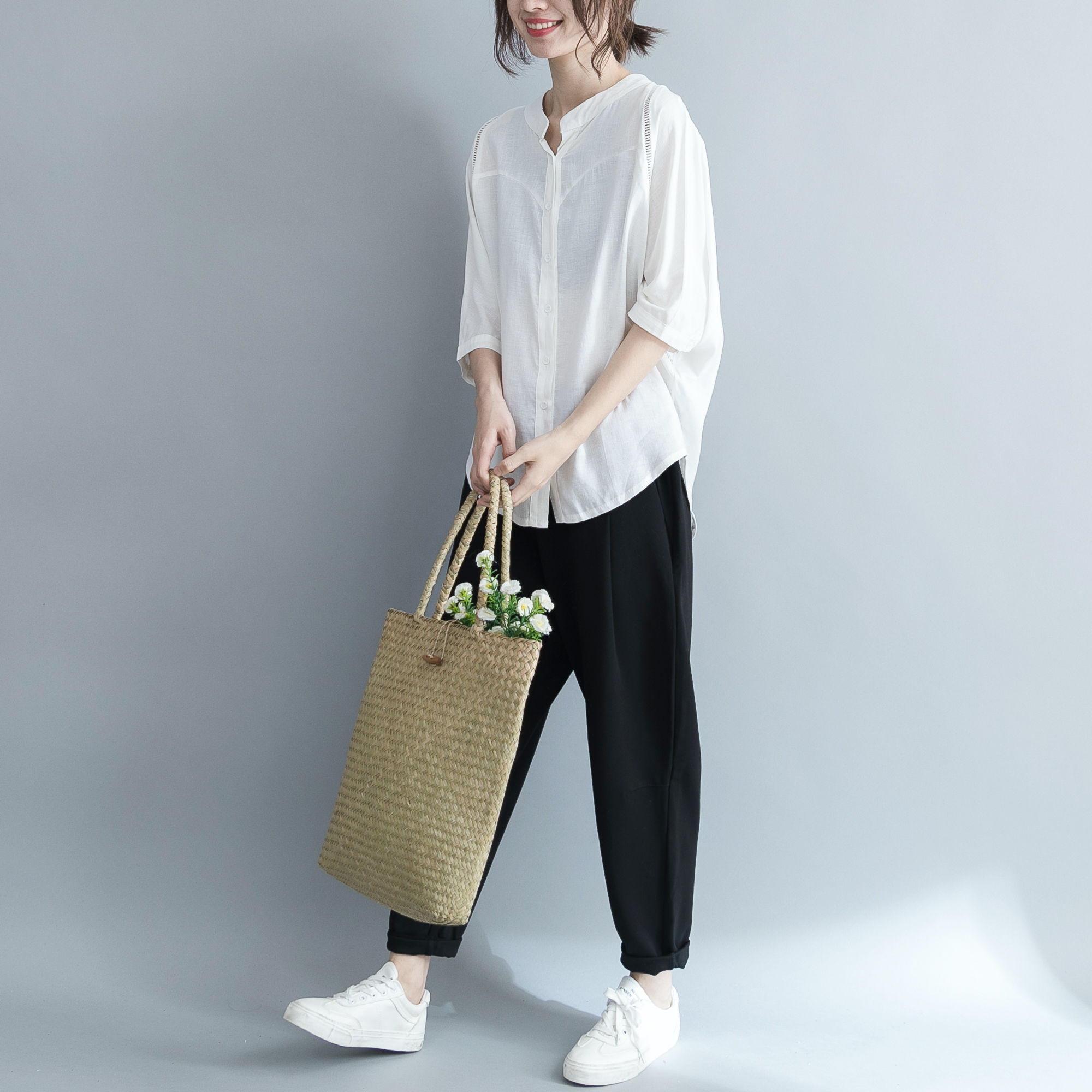 今年巨流行的棉麻娃娃装，胖女人穿上都时尚洋气了许多，美美哒