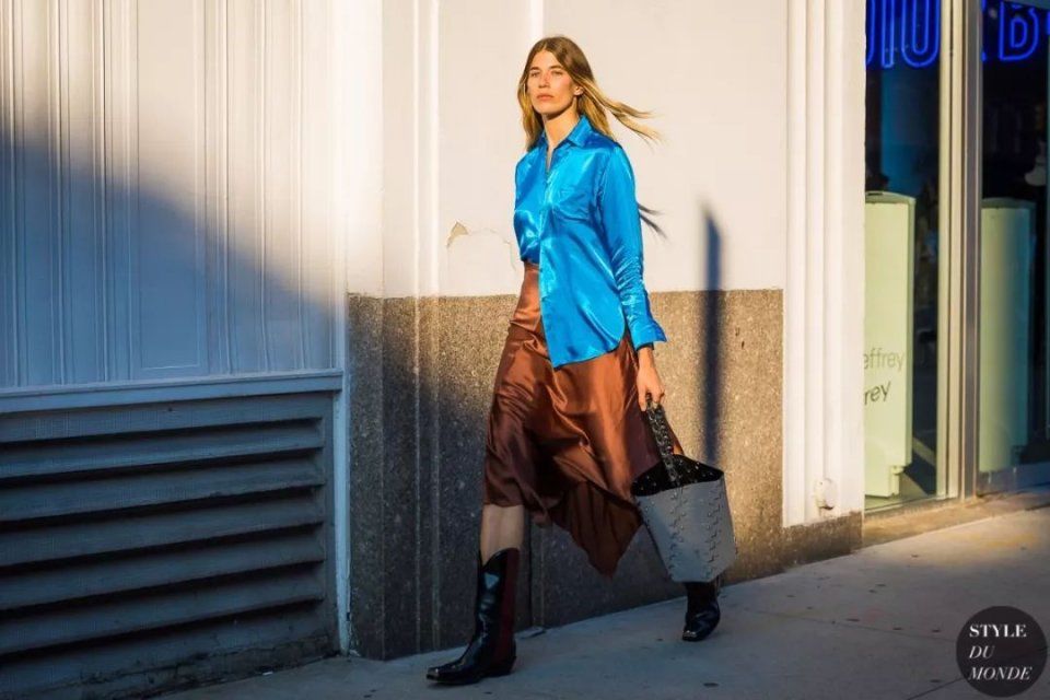 穿上真丝的你，美得很高级!