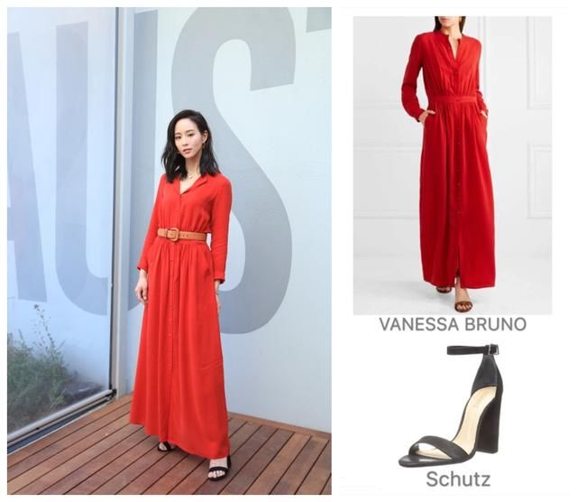 张钧甯不止会穿更会搭，一根腰带就能凹出大长腿，网友：不得不服