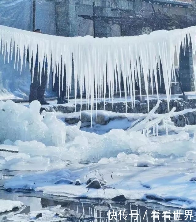 北京古燕平八景“虎峪辉金”开放新景观!冰瀑奇观美轮美奂!