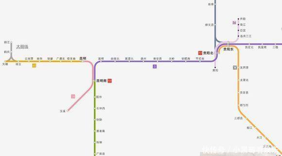  [成雅]中国高铁线路图2019年1月版：每条线路经过哪些城市都可以看到