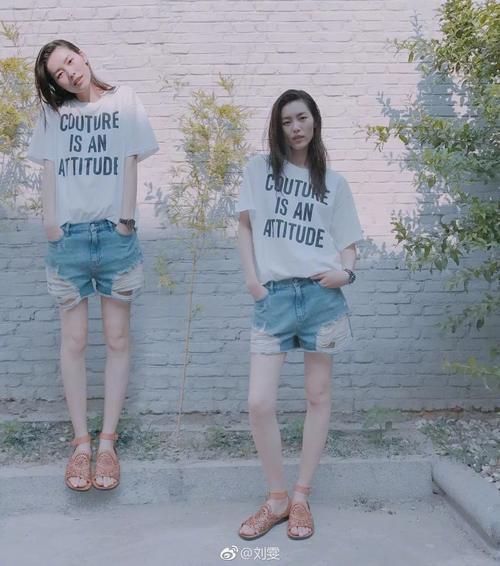 跟刘雯学穿T恤，做个精致的猪猪女孩~