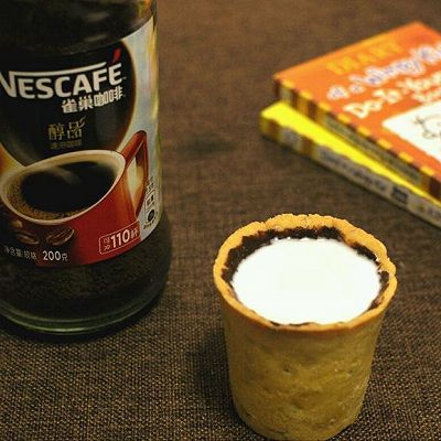  「咖啡」咖啡巧克力酱曲奇杯