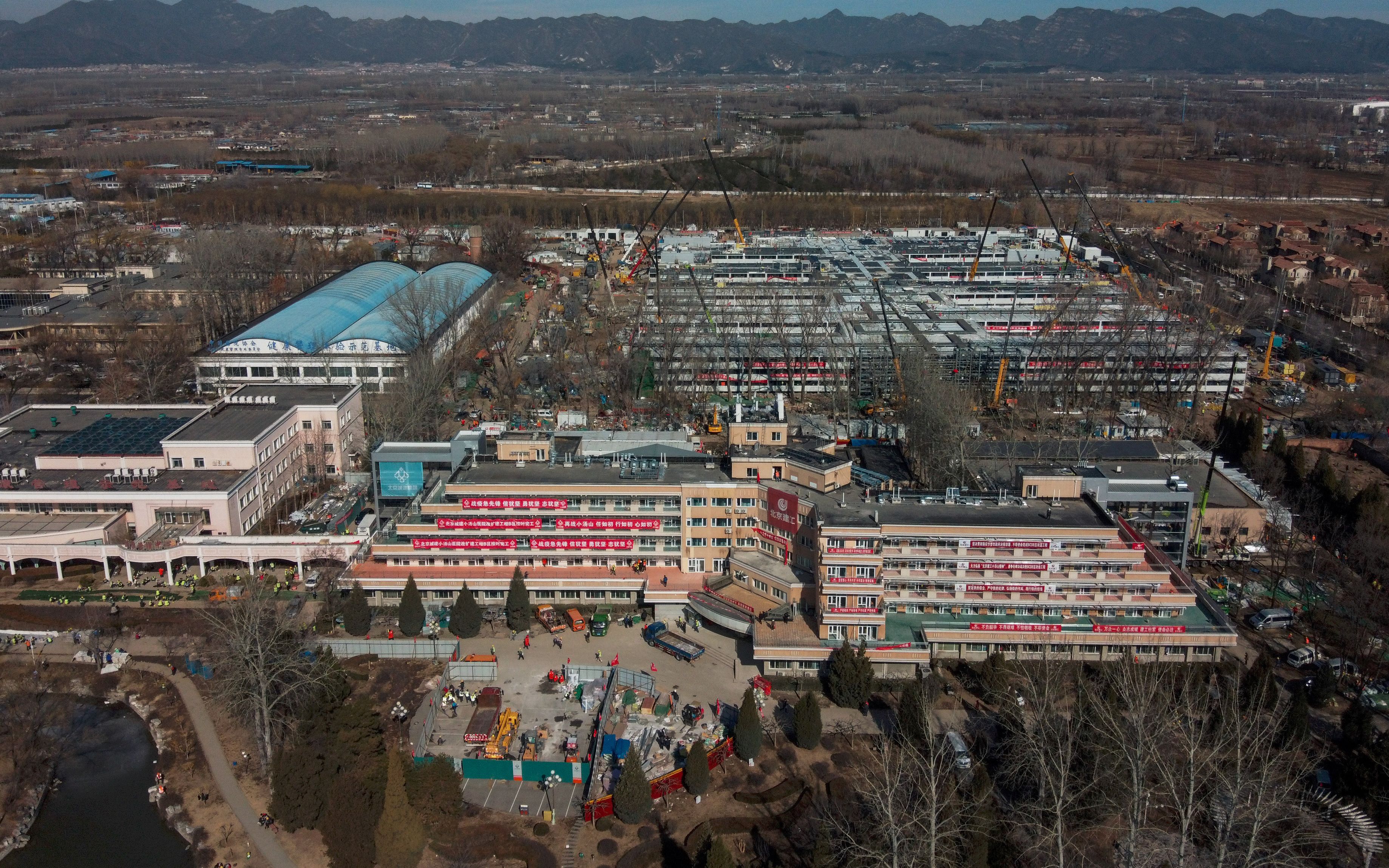  「原有康复区」北京小汤山医院修缮进行中，非典病房旧址已建5栋