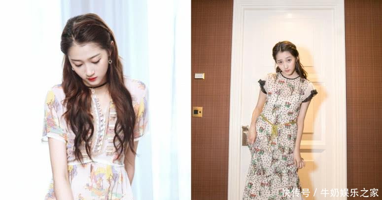 身高172的关晓彤, 一旦秀起腿来挡都挡不住, 裙子都提到胸了!