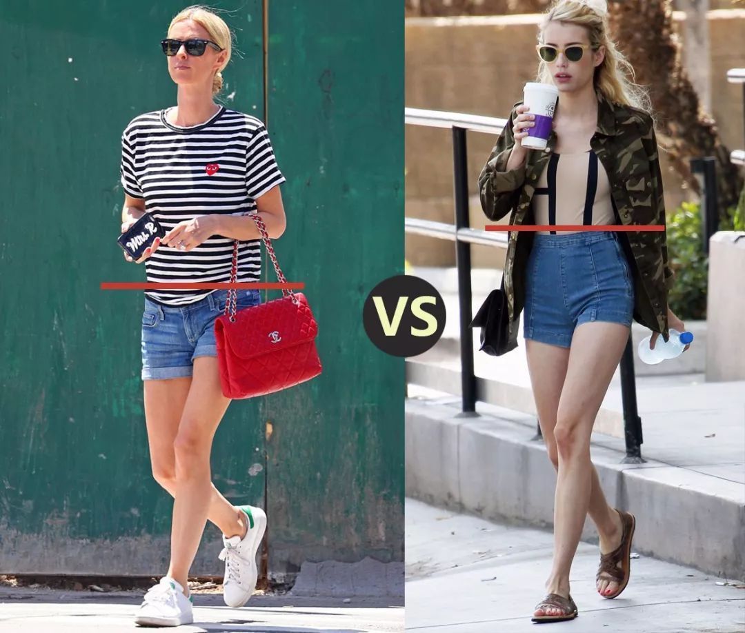 选对了才知道，牛仔短裤真的可以穿出长腿、小蛮腰！