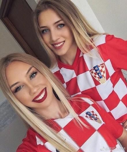 美女总统领衔，克罗地亚美女球迷大云集，气质各不同