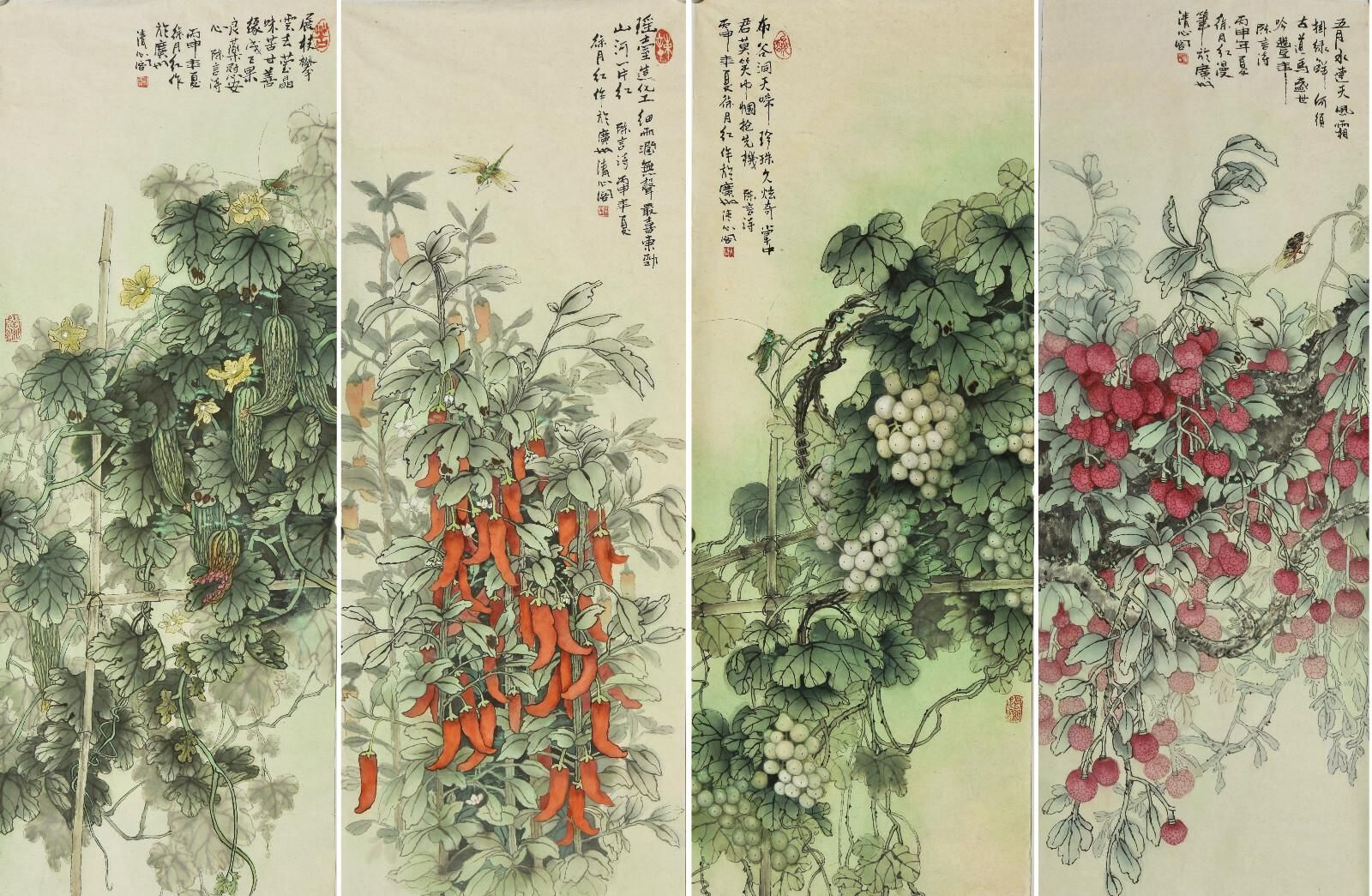  『笔落』笔落惊花鸟，香韵存画间——画家徐月红