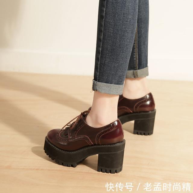 【女人】美丽舒适粗跟鞋,让女人大气显高走得稳