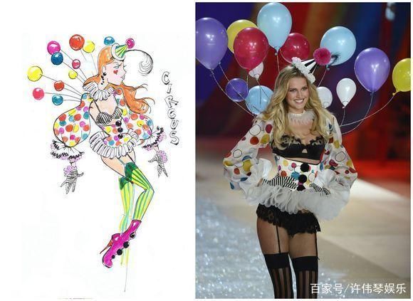 欣赏一批维密的设计手稿，和实物相比，哪个更惊艳？