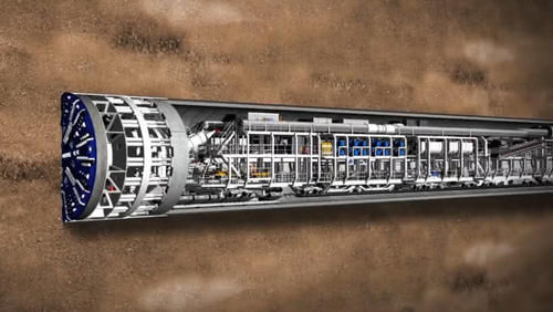  #地铁#地铁挖得那么深，挖出来的泥土都去哪了，为啥没看见运出