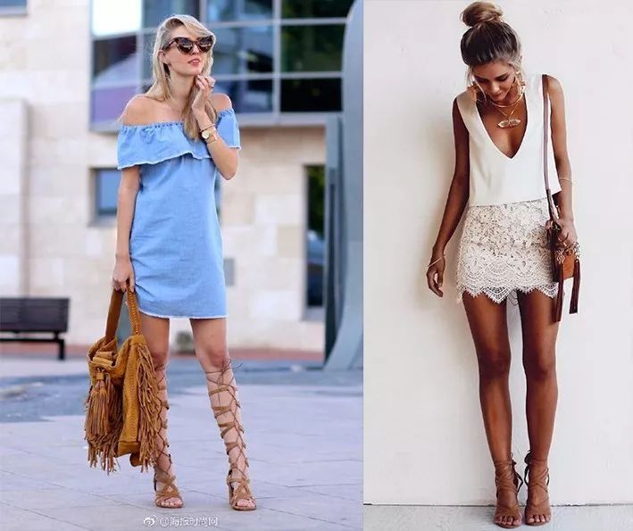 倪妮穿热巴同款绑带鞋,腿却输了?3条穿鞋准则,让你显高显瘦腿长