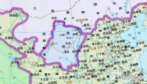 为什么地图上东汉、曹魏和西晋三朝的疆域没有今陕北地区?