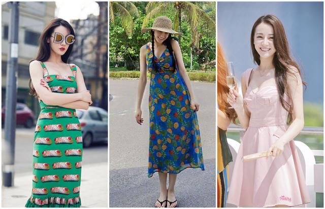 迪丽热巴堪称行走的衣服架子？没想到当她穿起吊带裙后更惊艳了