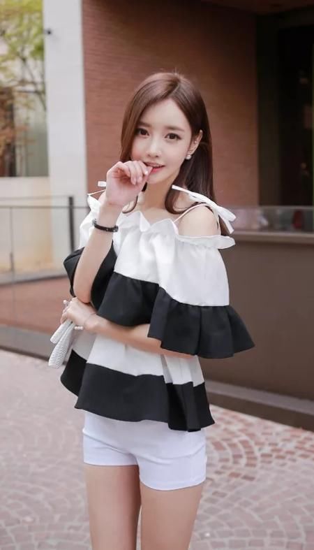 高挑长腿美女，气质不凡！