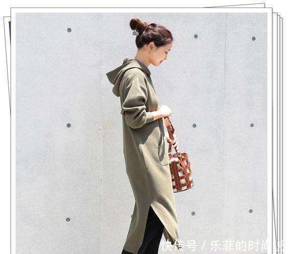  针织连衣@军绿色连衣裙完全不挑人！24种日系穿搭示范，放心享受春季时尚感