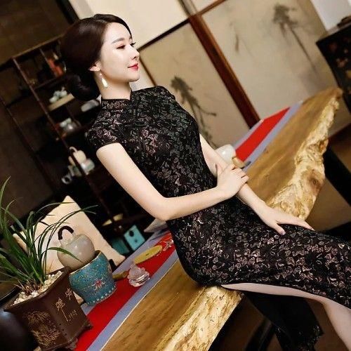 专为你而量身定制定制，中式显瘦长旗袍！