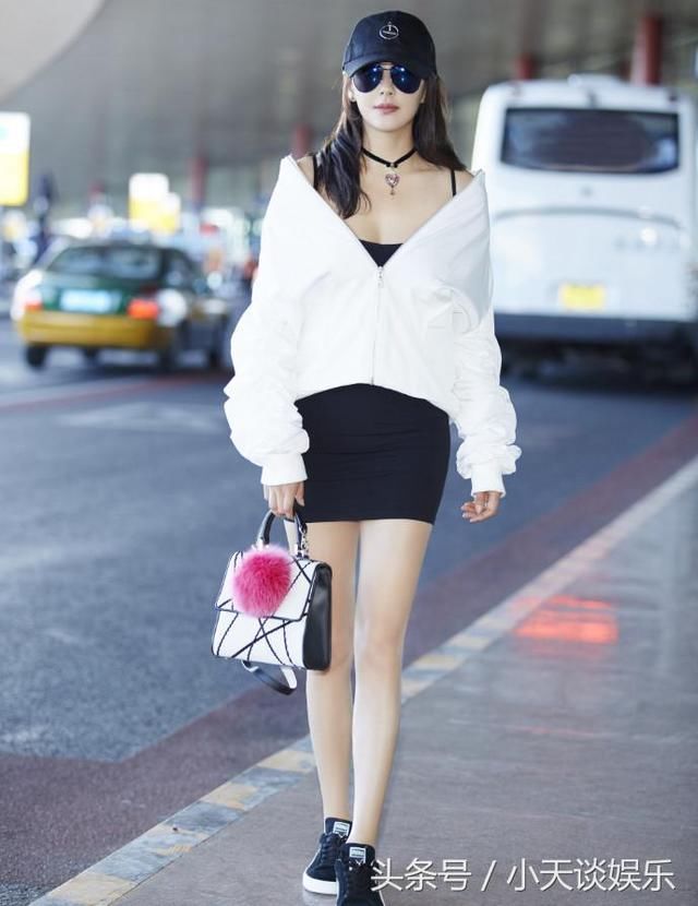 张雨绮抛弃性感女神形象，学潮人却穿出“萝卜腿”，完全认不出来