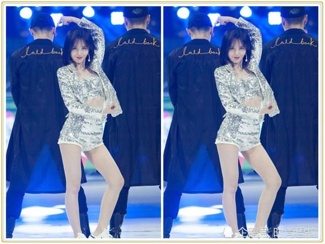 鞠婧祎太会玩！穿着黑色皮短裤，露出大长腿，果然是性感女神！