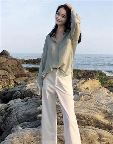  「阔腿裤」白衬衫不够时髦出彩,快来Pick薄透衬衫,越穿越美人人爱
