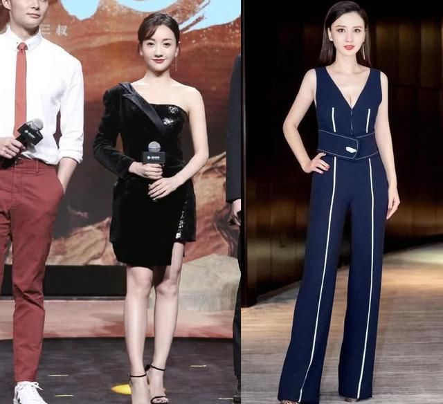 不和其他女星同框，永远不知道杨蓉有多“矮”，和张萌同台太尴尬