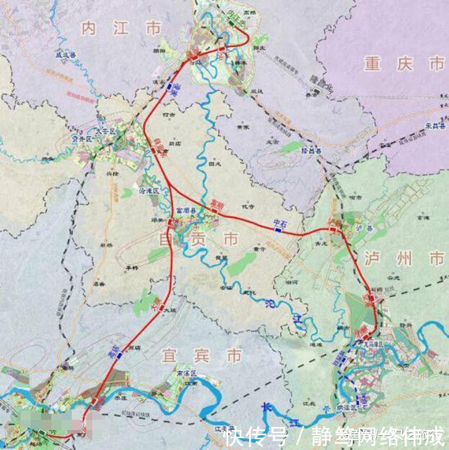 川南城际路线出炉 四川多地步入高铁时代, 其中经过你家乡吗
