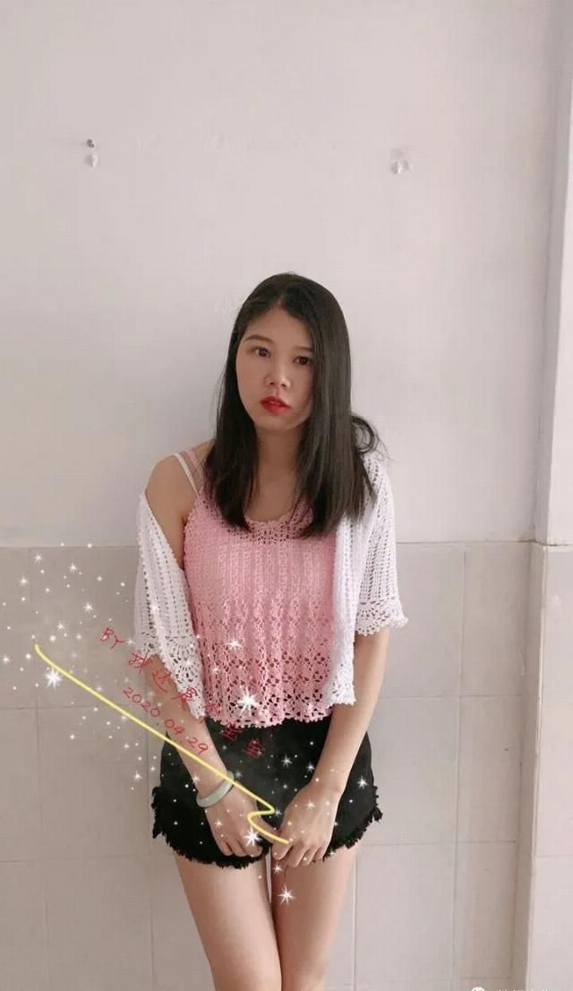  『同款』亲子同款，少女心满满的珍珠亚麻钩针吊带（有编织图解）