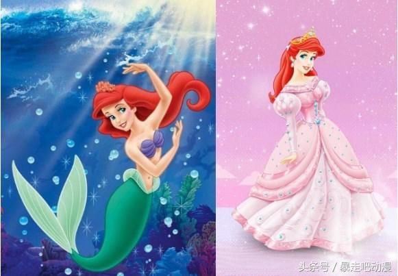 迪士尼公主穿上婚纱后，爱丽儿最美，花木兰满满中国风!
