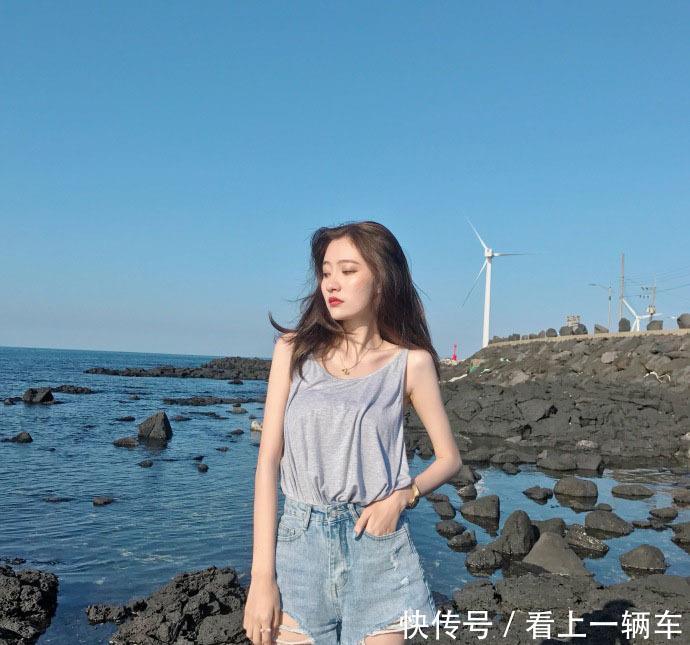 美女海边写真，风景好美，是在哪个岛上拍的？