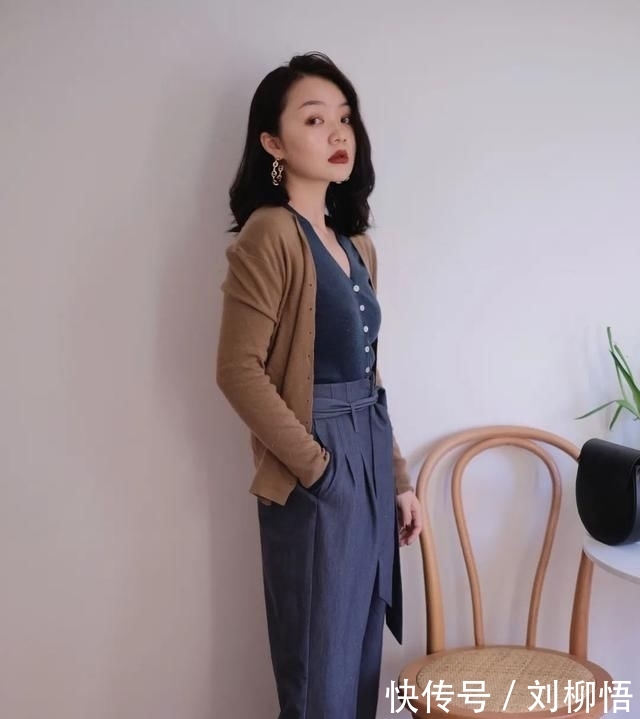  『针织』针织开衫+薄外套的春季穿衣搭配大全!
