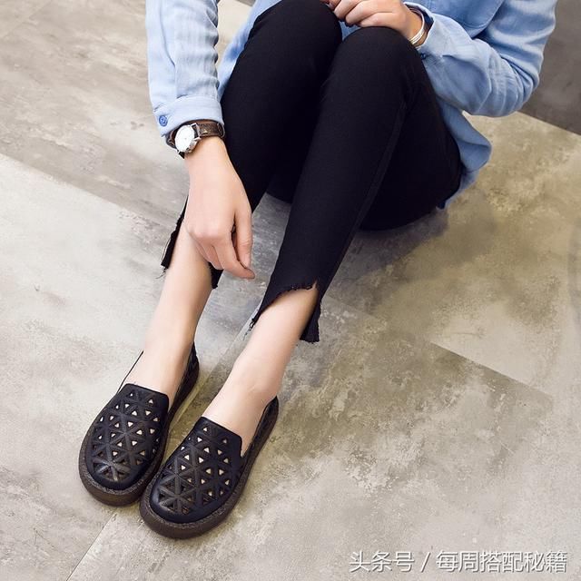 我臀大腿粗，也没人说我胖，只因我穿这大码女鞋，洋气贼显高瘦