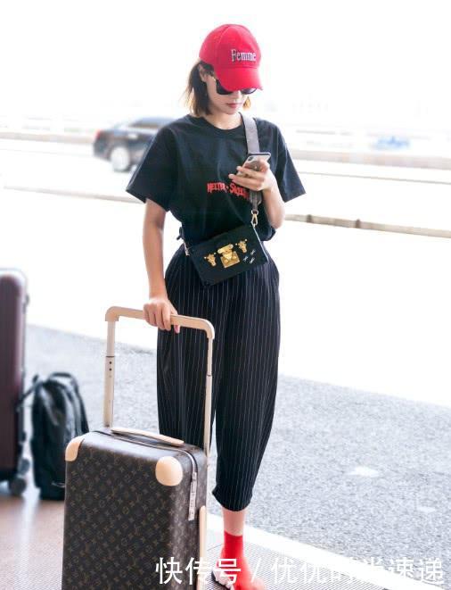 蓝盈莹穿“康熙鞋”超模范立显！袜子套在鞋子外面，脚趾都看得到