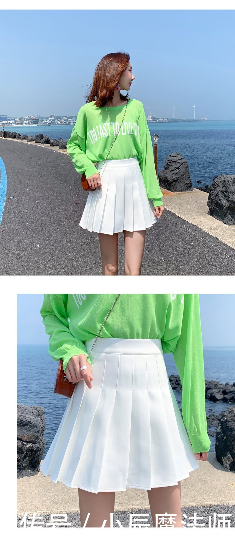  「随意搭配一」女神半身裙合集：撩汉小短裙这样穿，潮流时尚又迷人