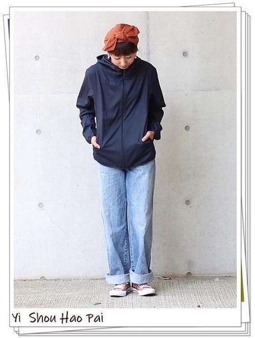  『海军蓝风连帽卫衣』能穿3季的万能搭配单品！海军蓝连帽卫衣的多种造型示范