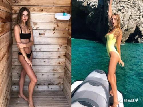 19岁德国公主很任性：晒性感比基尼照，做鬼脸比中指爱马仕背不停