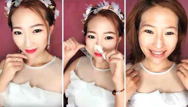 看了网红小姐姐的卸妆对比照，细思恐极怀疑人生了！