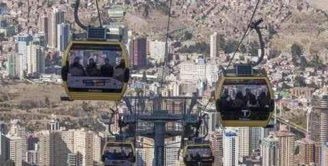 世界海拔最高的首都：居民坐缆车上下班 机场建在4000米山上